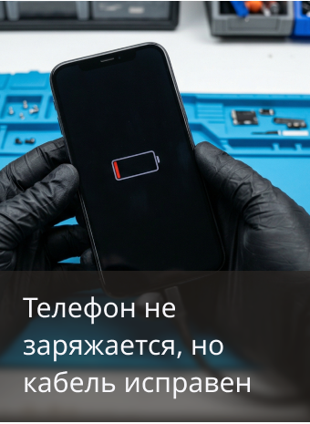 Телефон не видит зарядку, но кабель исправен: что делать?