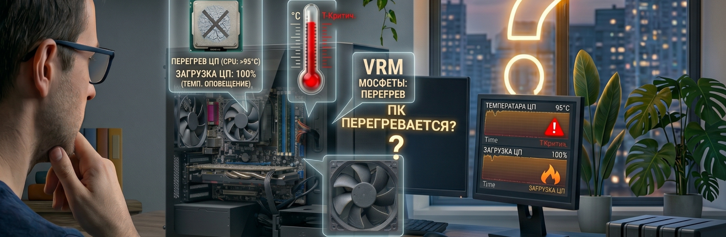 Почему компьютер перегревается?