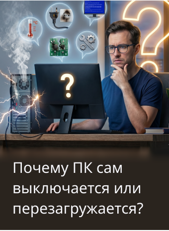 Почему ПК сам выключается или перезагружается