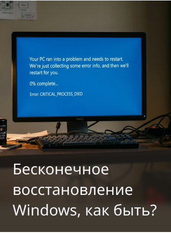 Бесконечное восстановление Windows: почему система снова и снова возвращается в Recovery