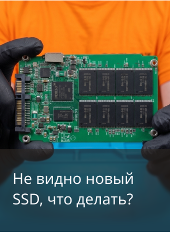 Новый SSD не определяется после установки: что проверить сначала