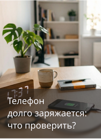 Долго заряжается телефон: почему это происходит