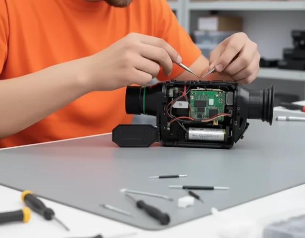 Замена аккумулятора монокуляра ATAK HT13-35LRF