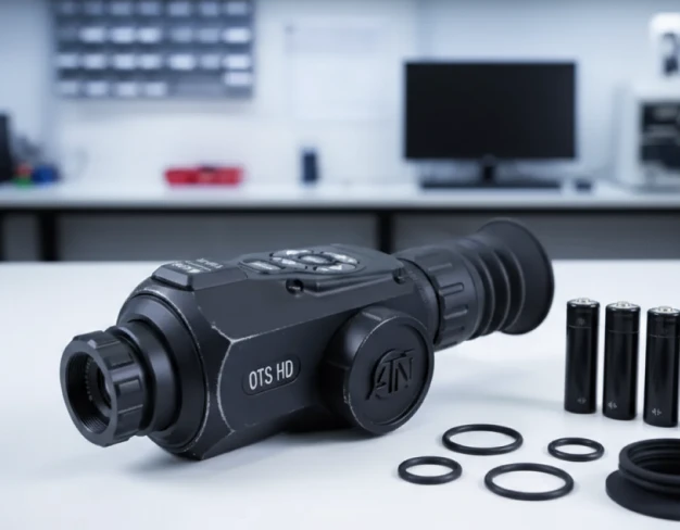 Замена аккумуляторных батареей тепловизионного монокуляра ATN