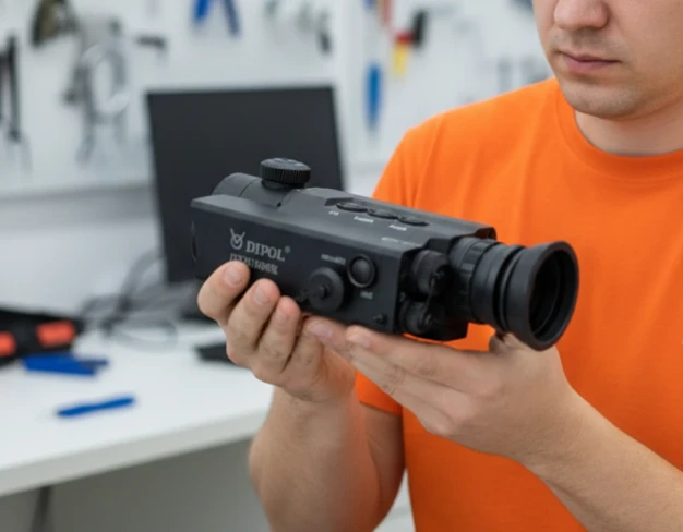 Настройка тепловизионного монокуляра DIPOL