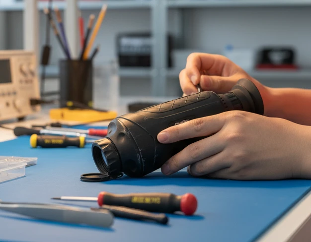 Обслуживание тепловизионного монокуляра Fahrentec