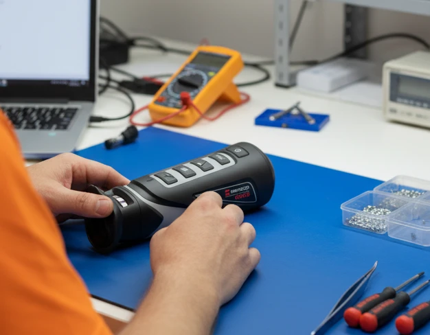 Настройка дальномера тепловизионного монокуляра Hikmicro