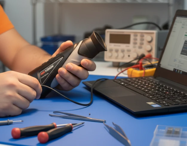 Замена батарей тепловизионного монокуляра Hikvision