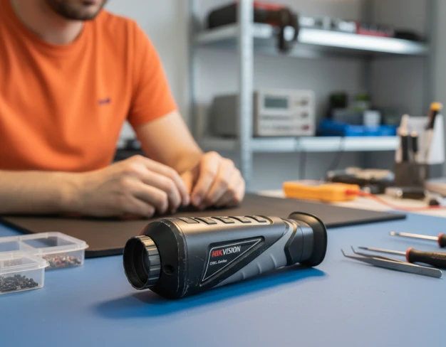 Настройка дальномера тепловизионного монокуляра Hikvision