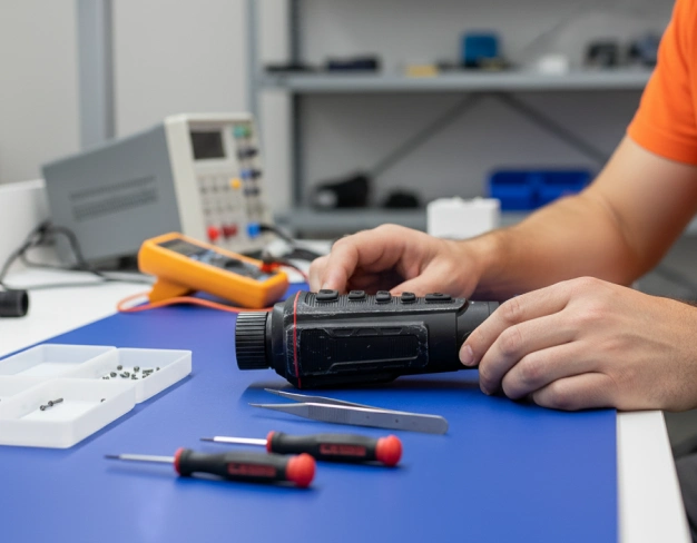 Обслуживание тепловизионного монокуляра HTI