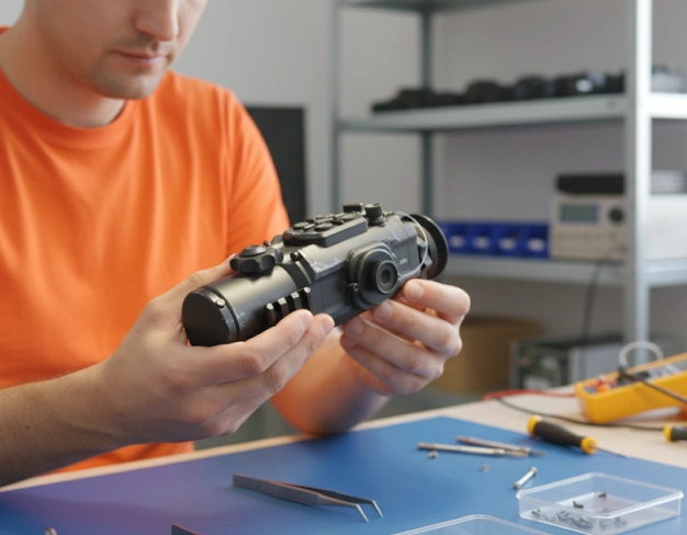 Настройка картинки тепловизионного монокуляра LEGAT