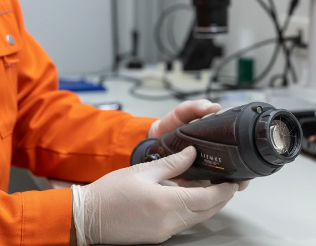 Восстановление тепловизионного монокуляраLiemke