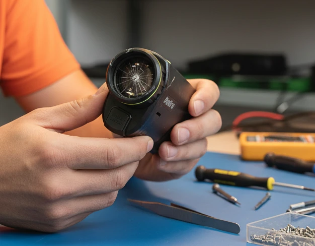 Настройка картинки тепловизионного монокуляра Pixfra 