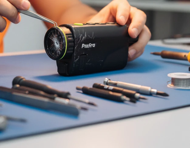 Восстановление тепловизионного монокуляра Pixfra