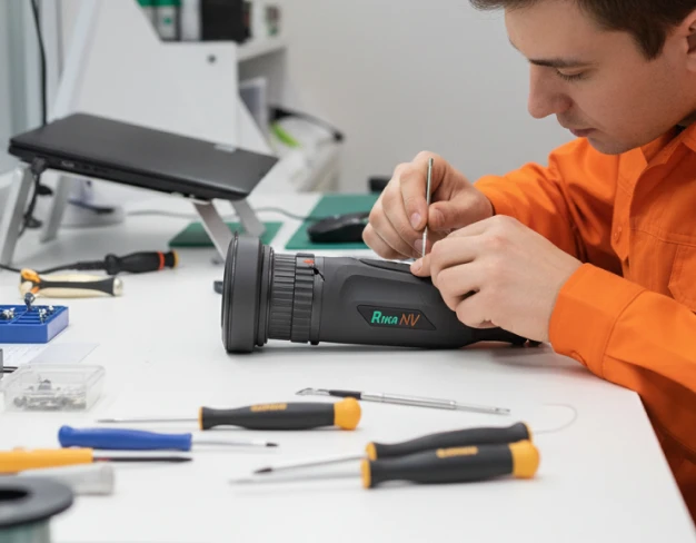 ремонт кнопок тепловизионного монокуляра RikaNV