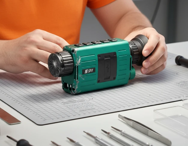 Замена линзы тепловизионного монокуляра SFH