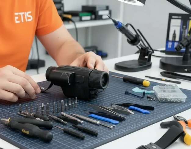 Обслуживание тепловизионного монокуляра Sytong