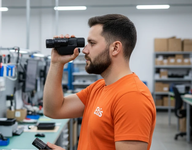 Настройка картинки тепловизионного монокуляра Sytong 