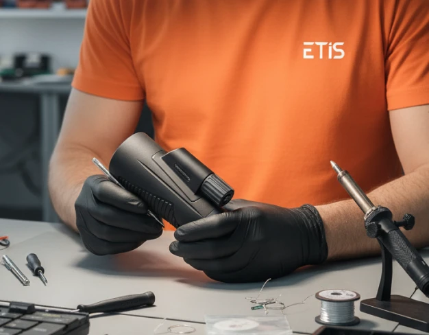 Замена батарей тепловизионного монокуляра VectorOptics