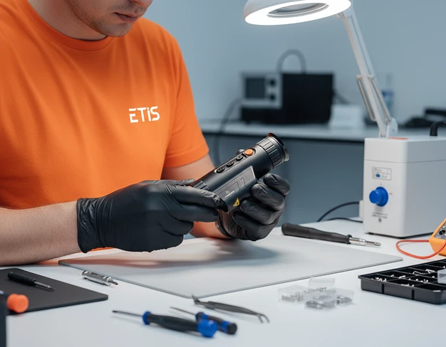 Обслуживание тепловизионного монокуляра Windford