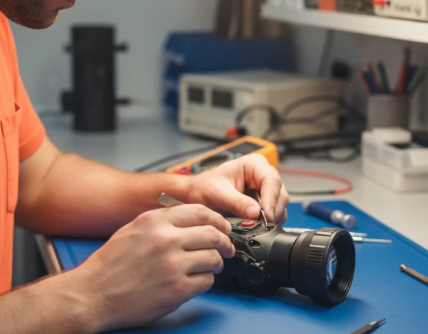 Диагностика тепловизионной насадки Burris