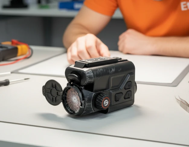 Восстановление линзы тепловизионной насадки Guide