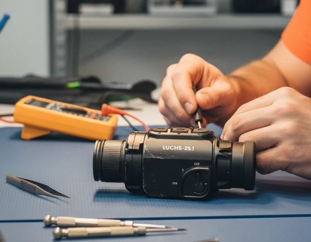 Диагностика тепловизионной насадки Liemke