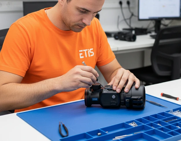 Замена органов управления тепловизионной насадки Longot