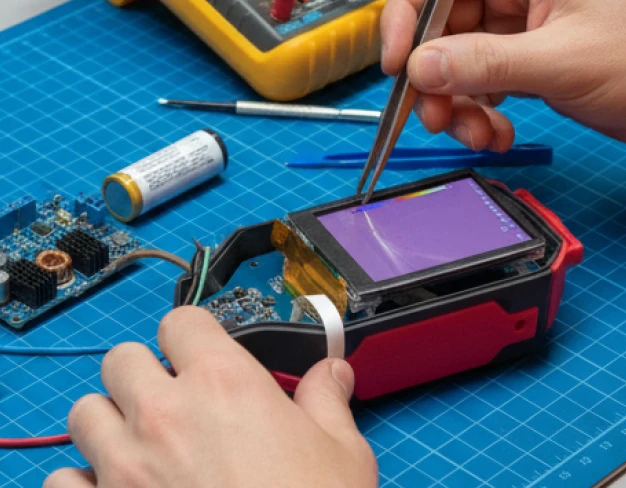 Замена дисплея измерительного тепловизора