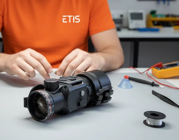 Замена линзоблока тепловизионной насадки