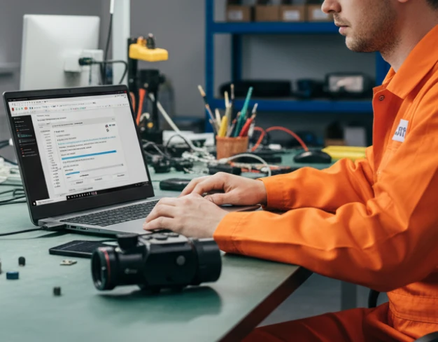 Обновление ПО тепловизора