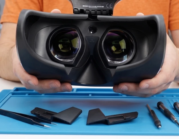 Ремонт кабеля шлема PS VR и процессорного блока