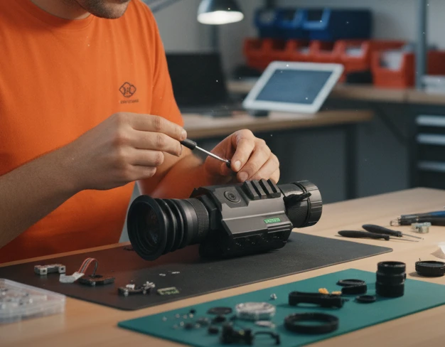 Обслуживание тепловизионного прицела ATAK