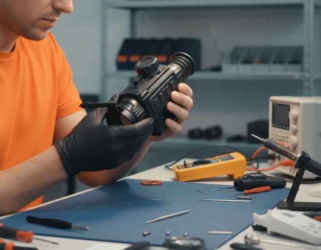 Диагностика тепловизионного прицела Dali