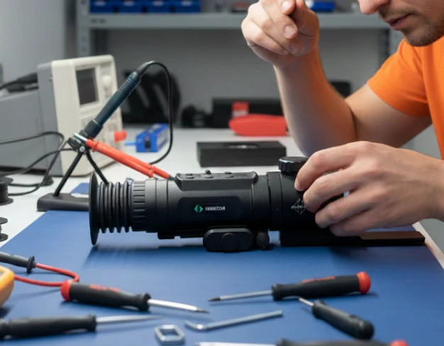 Обслуживание тепловизионного прицела Dedal