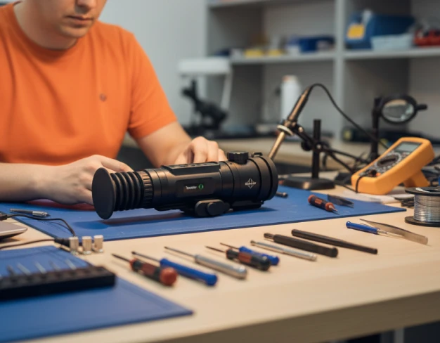 Уход за тепловизионной оптикой Dedal