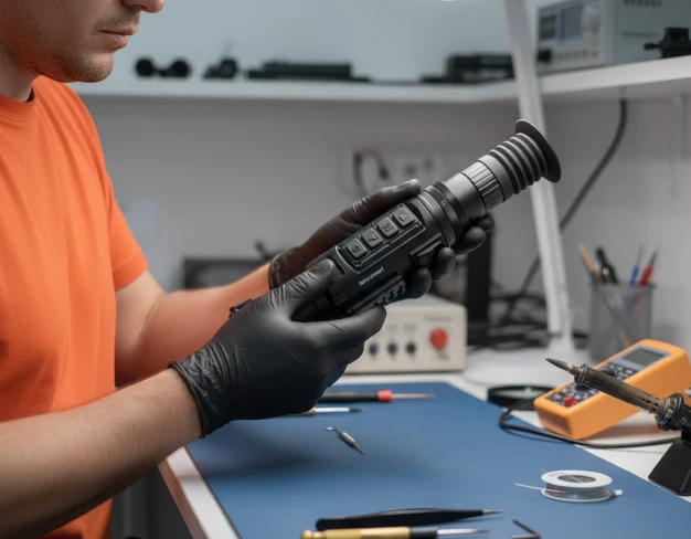 Обслуживание тепловизионного прицела Discovery