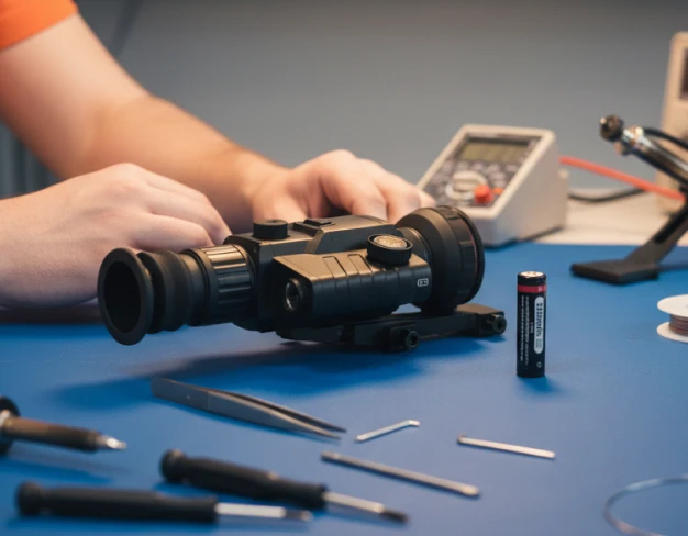 Ремонт тепловизионного прицела еатеч