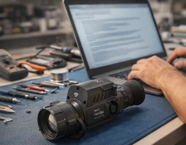 Обслуживание тепловизионного прицела Fahrentec