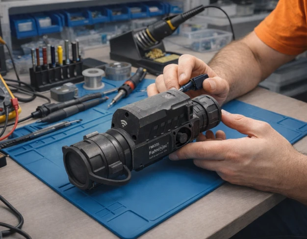 Восстановление тепловизионного прицела Fahrentec