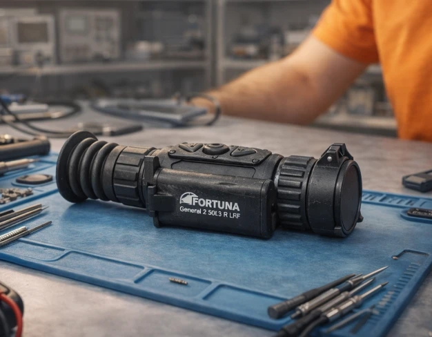 Обслуживание тепловизионного прицела Fortuna