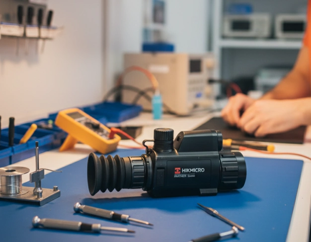 Обслуживание тепловизионного прицела Hikmicro