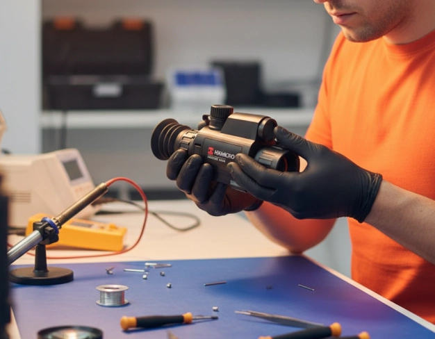 Восстановление тепловизионного прицела Hikmicro