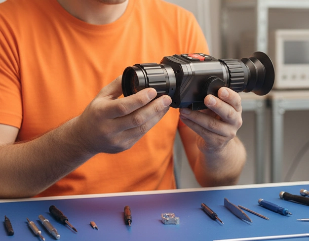 Диагностика тепловизионного прицела HTI