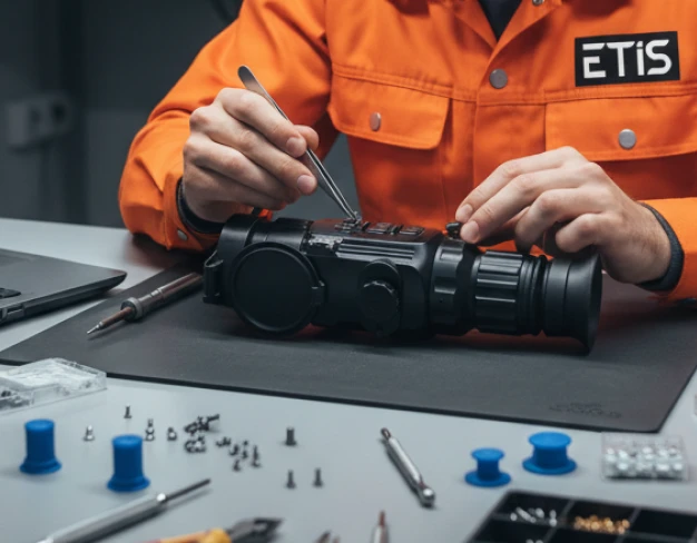 Восстановление тепловизионного прицела iRay