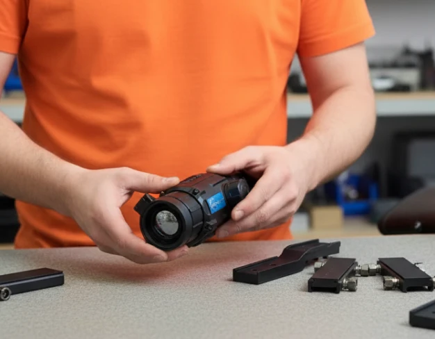 Проверка креплений тепловизионного прицела longot