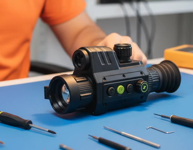 Диагностика тепловизионного прицела Pixfra