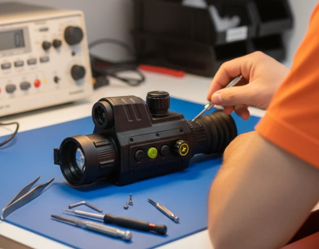 Обновление прошивки тепловизионного прицела Pixfra