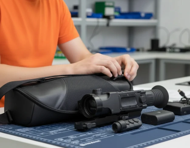 Обслуживание тепловизионного прицела Pulsar