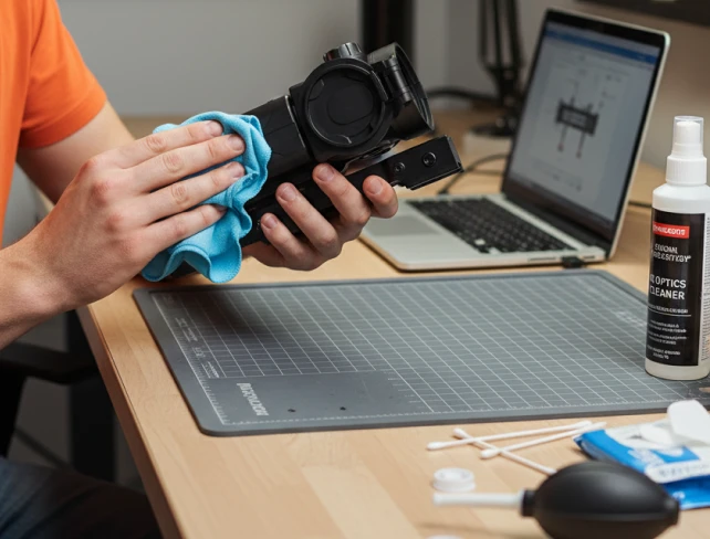 Уход за тепловизионной оптикой Pulsar